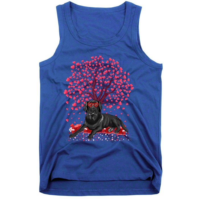 Love Heart Tree Labrador Retriever Dog Valentine's Day Meaningful Gift Tank Top