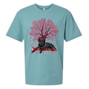 Love Heart Tree Labrador Retriever Dog Valentine's Day Meaningful Gift Sueded Cloud Jersey T-Shirt