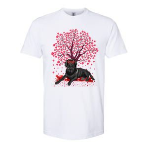 Love Heart Tree Labrador Retriever Dog Valentine's Day Meaningful Gift Softstyle CVC T-Shirt