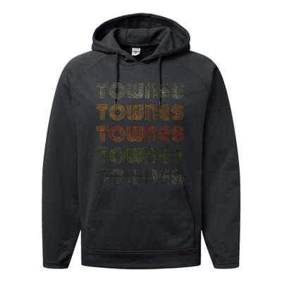 Love Heart Townes Grunge Vintage Style Black Townes Performance Fleece Hoodie