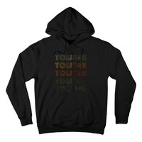 Love Heart Townes Grunge Vintage Style Black Townes Hoodie