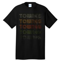 Love Heart Townes Grunge Vintage Style Black Townes Tall T-Shirt