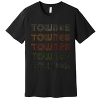 Love Heart Townes Grunge Vintage Style Black Townes Premium T-Shirt