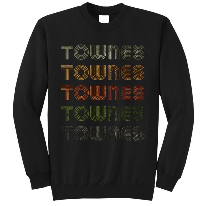 Love Heart Townes Grunge Vintage Style Black Townes Tall Sweatshirt