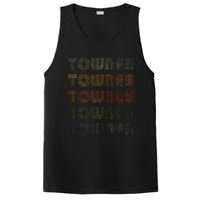 Love Heart Townes Grunge Vintage Style Black Townes PosiCharge Competitor Tank