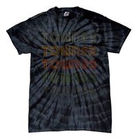 Love Heart Townes Grunge Vintage Style Black Townes Tie-Dye T-Shirt