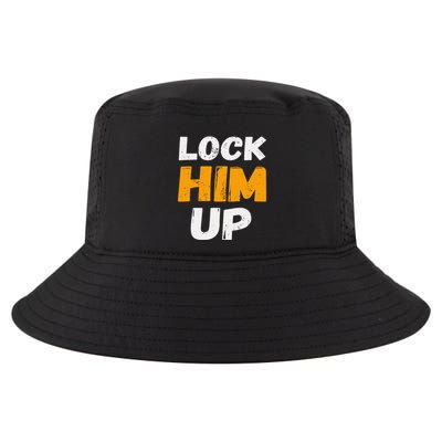 Lock Him Up Trump Political Protest Product Cool Comfort Performance Bucket Hat