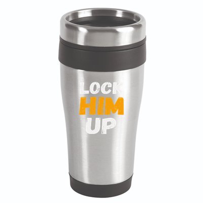 Lock Him Up Trump Political Protest Product 16oz Travel Tumbler