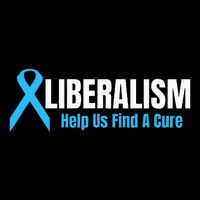 Liberalism Help Us Find A Cure T For Conservatives Drawstring Bag