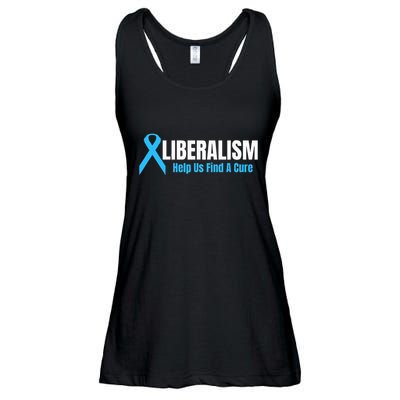 Liberalism Help Us Find A Cure T For Conservatives Ladies Essential Flowy Tank
