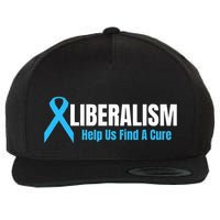 Liberalism Help Us Find A Cure T For Conservatives Wool Snapback Cap