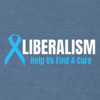 Liberalism Help Us Find A Cure T For Conservatives Garment-Dyed Sweatshirt