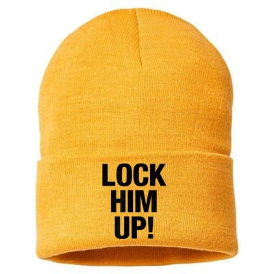 Lock Him Up! Sustainable Knit Beanie