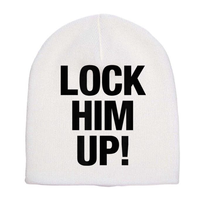 Lock Him Up! Short Acrylic Beanie