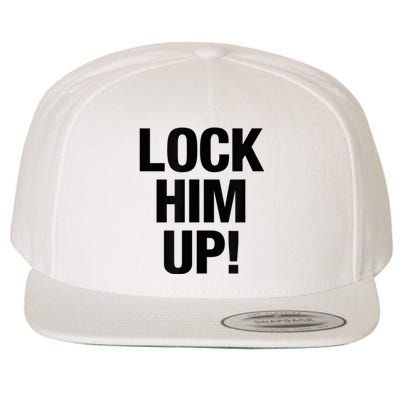 Lock Him Up! Wool Snapback Cap