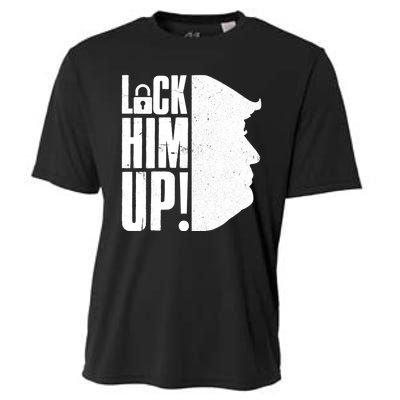 Lock Him Up Democrat Anti Trump Impeach 45 Resist Resign Cooling Performance Crew T-Shirt