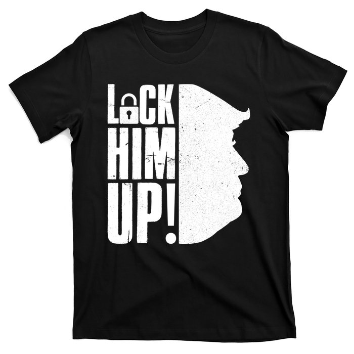 Lock Him Up Democrat Anti Trump Impeach 45 Resist Resign T-Shirt