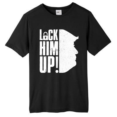 Lock Him Up Democrat Anti Trump Impeach 45 Resist Resign Tall Fusion ChromaSoft Performance T-Shirt