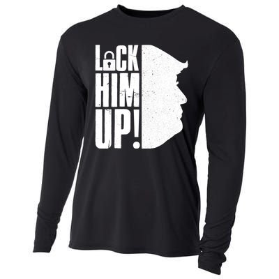 Lock Him Up Democrat Anti Trump Impeach 45 Resist Resign Cooling Performance Long Sleeve Crew