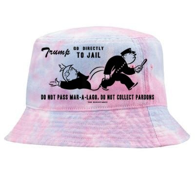 Lock Him Up Jail Trump 2024 Tie-Dyed Bucket Hat