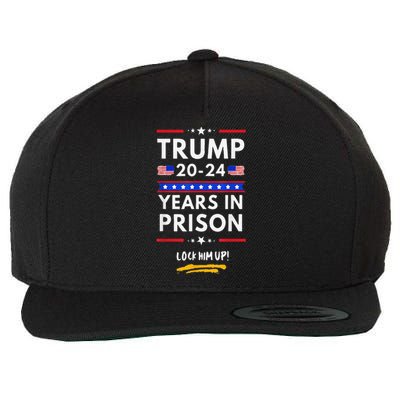 Lock Him Up 20202024 Years In Prison AntiTrump Political Wool Snapback Cap