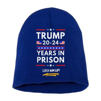 Lock Him Up 20202024 Years In Prison AntiTrump Political Short Acrylic Beanie