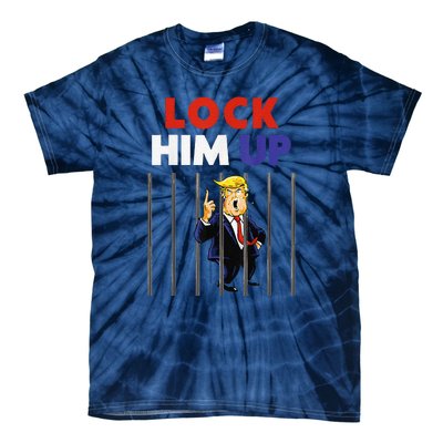 Lock Him Up Anti Trump Political Tie-Dye T-Shirt