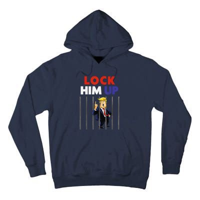 Lock Him Up Anti Trump Political Tall Hoodie