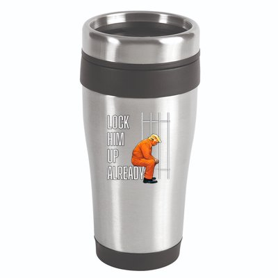 Lock Him Up Already 16oz Travel Tumbler
