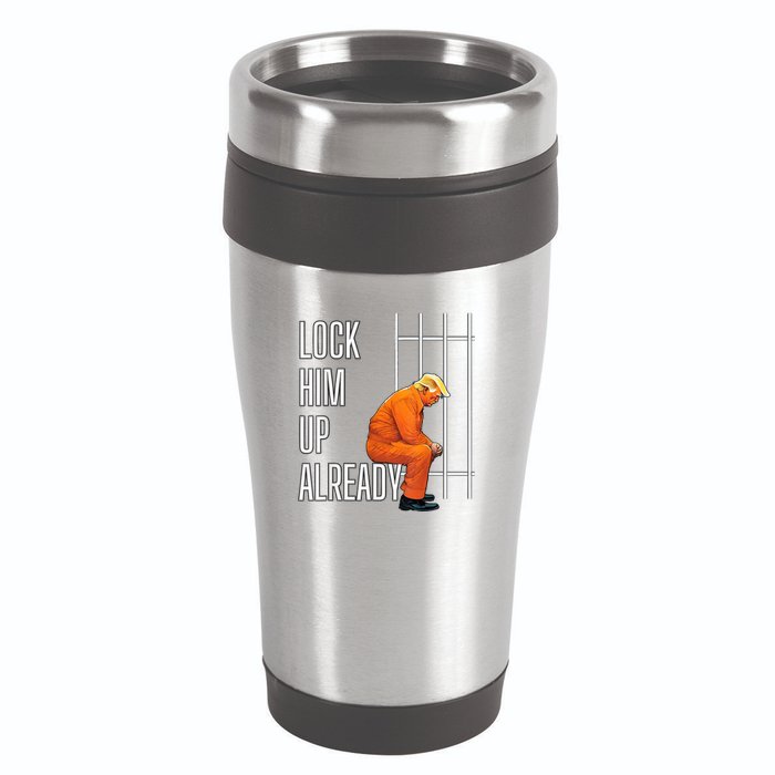 Lock Him Up Already 16oz Travel Tumbler