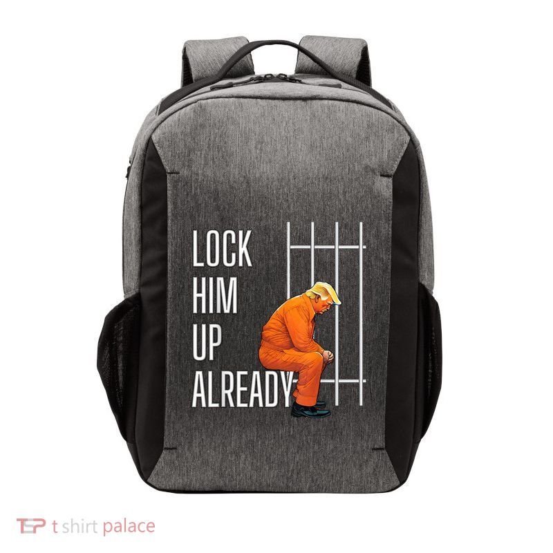 Lock Him Up Already Vector Backpack