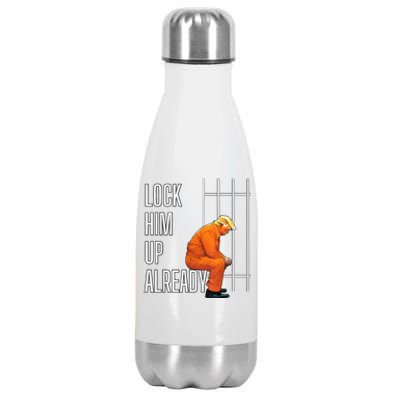 Lock Him Up Already Stainless Steel Insulated Water Bottle