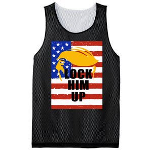 Lock Him Up Feminist Gift Mesh Reversible Basketball Jersey Tank