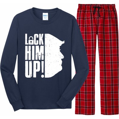 Lock Him Up Democrat Anti Trump Impeach 45 Resist Resign Long Sleeve Pajama Set