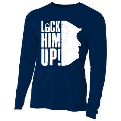 Lock Him Up Democrat Anti Trump Impeach 45 Resist Resign Cooling Performance Long Sleeve Crew