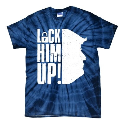 Lock Him Up Democrat Anti Trump Impeach 45 Resist Resign Tie-Dye T-Shirt