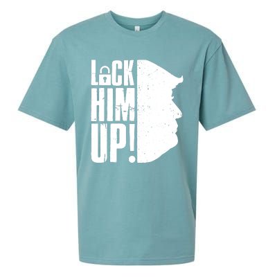 Lock Him Up Democrat Anti Trump Impeach 45 Resist Resign Sueded Cloud Jersey T-Shirt