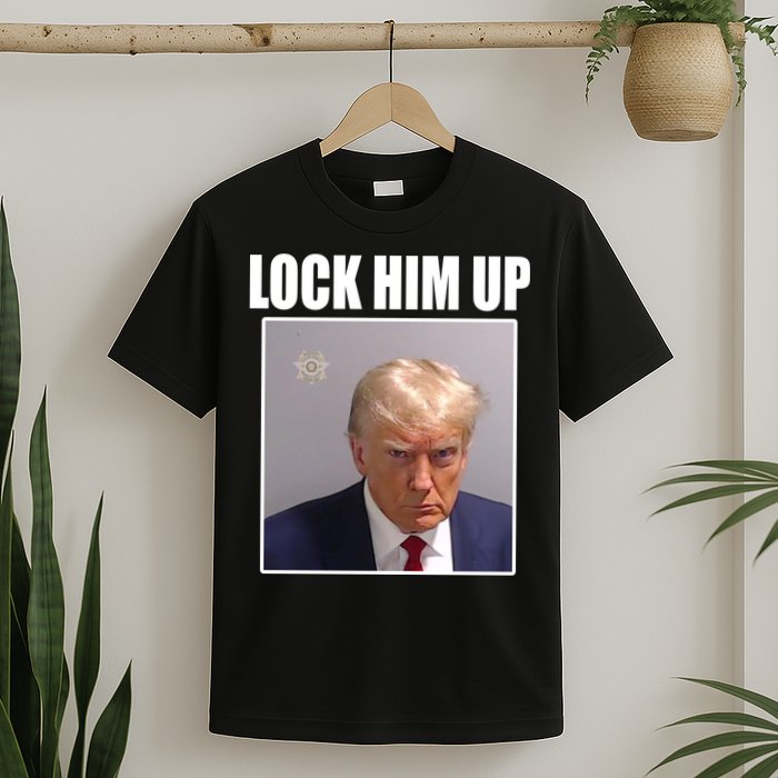 Lock Him Up Donald Trump Mugshot T-Shirt