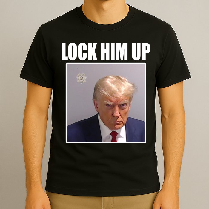 Lock Him Up Donald Trump Mugshot T-Shirt
