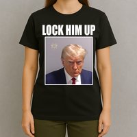 Lock Him Up Donald Trump Mugshot T-Shirt