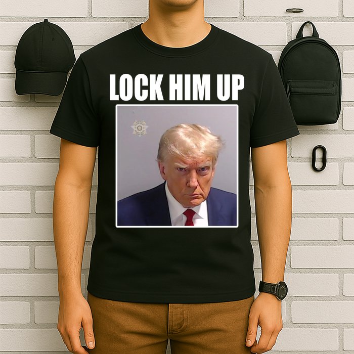 Lock Him Up Donald Trump Mugshot T-Shirt