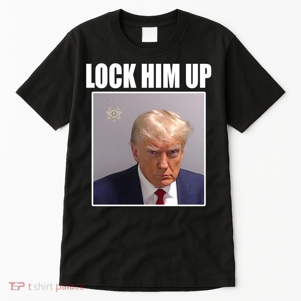 Lock Him Up Donald Trump Mugshot Tall T-Shirt