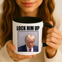 Lock Him Up Donald Trump Mugshot Mug