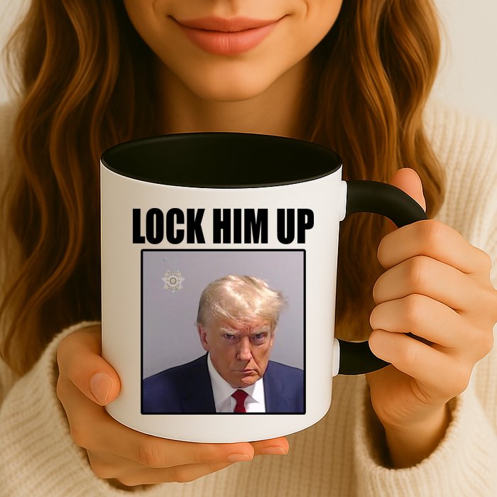 Lock Him Up Donald Trump Mugshot Mug