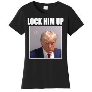 Lock Him Up Donald Trump Mugshot Women's T-Shirt