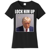 Lock Him Up Donald Trump Mugshot Women's T-Shirt