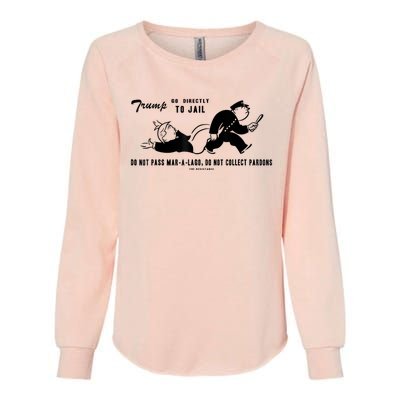 Lock Him Up Jail Trump Womens California Wash Sweatshirt