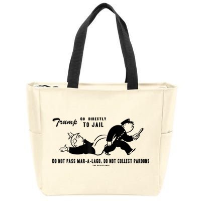 Lock Him Up Jail Trump Zip Tote Bag