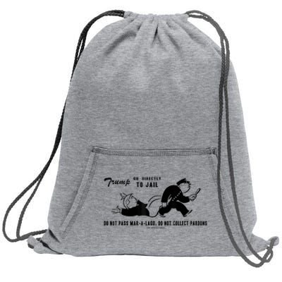 Lock Him Up Jail Trump Sweatshirt Cinch Pack Bag