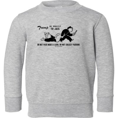 Lock Him Up Jail Trump Toddler Sweatshirt